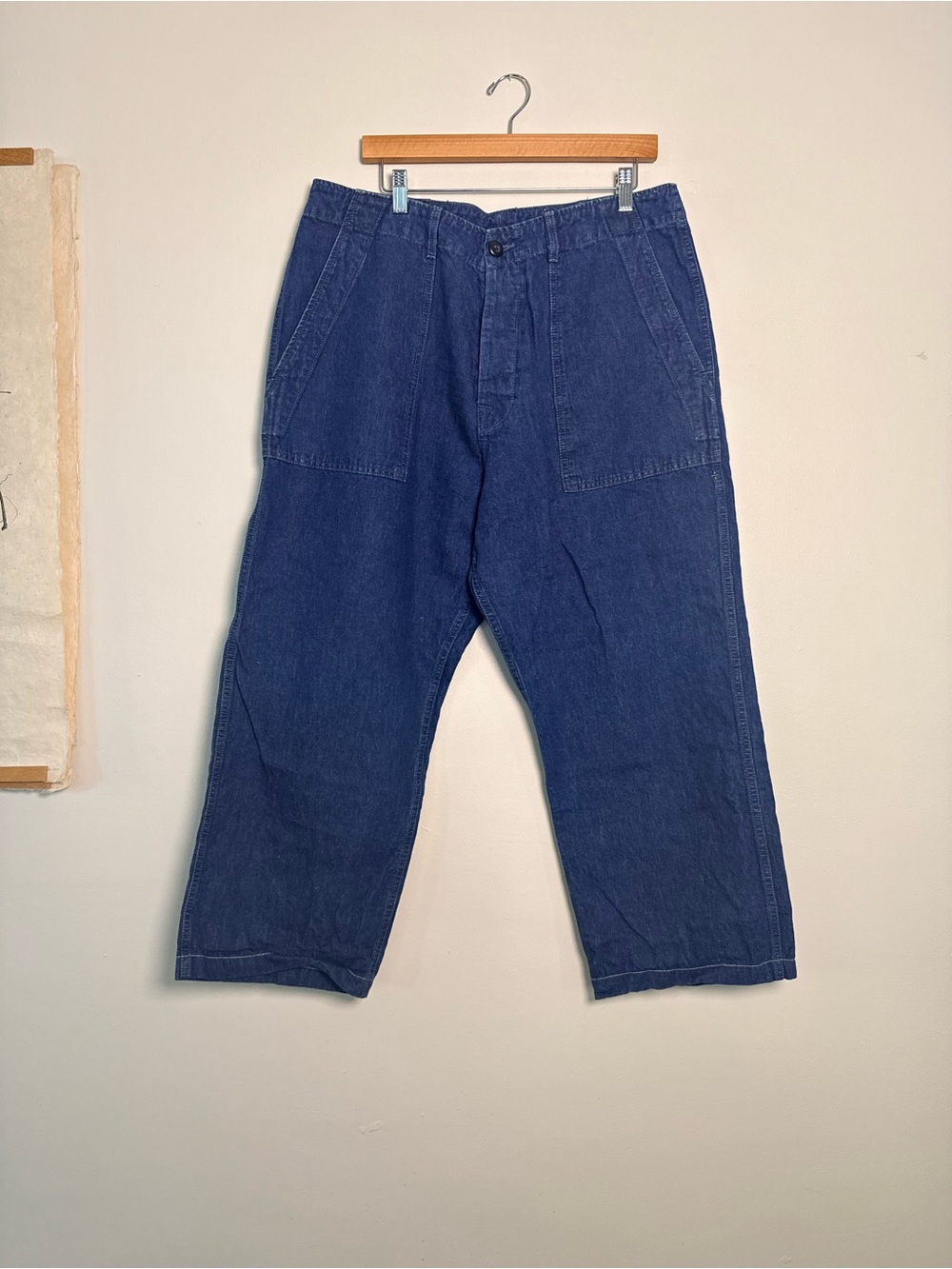 imogene + willie Indigo Blue Wide-Leg Jeans